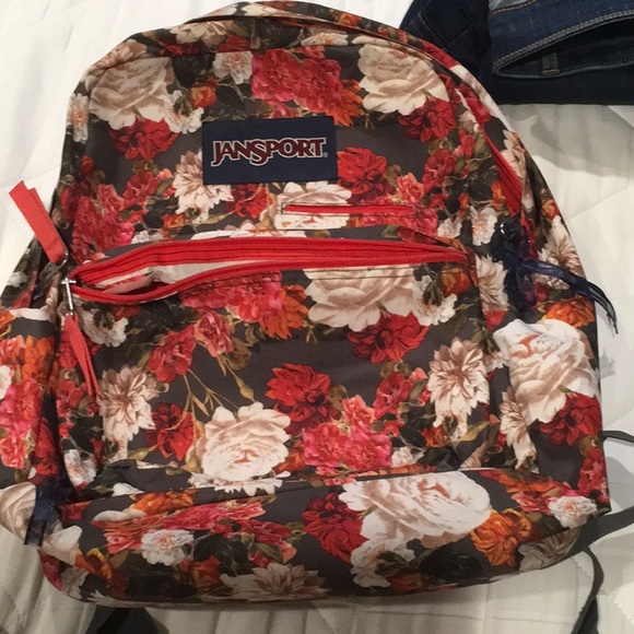 Jansport Handbags - Jansport floral print backpack
